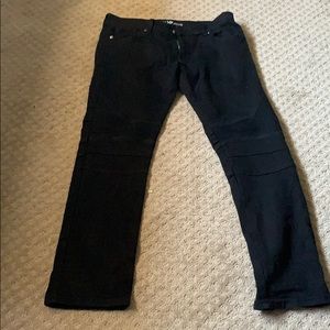 Xray black biker jeans